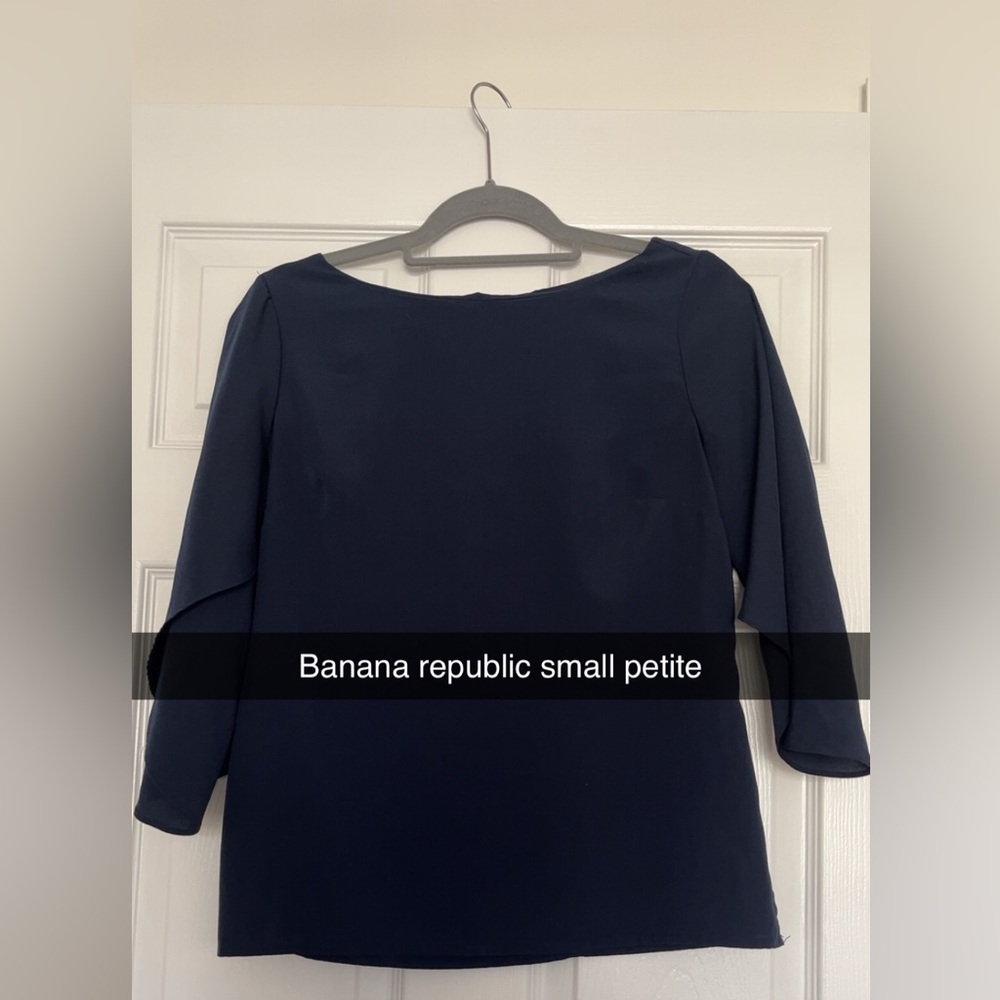 Banana Republic Dark Blue Blouse